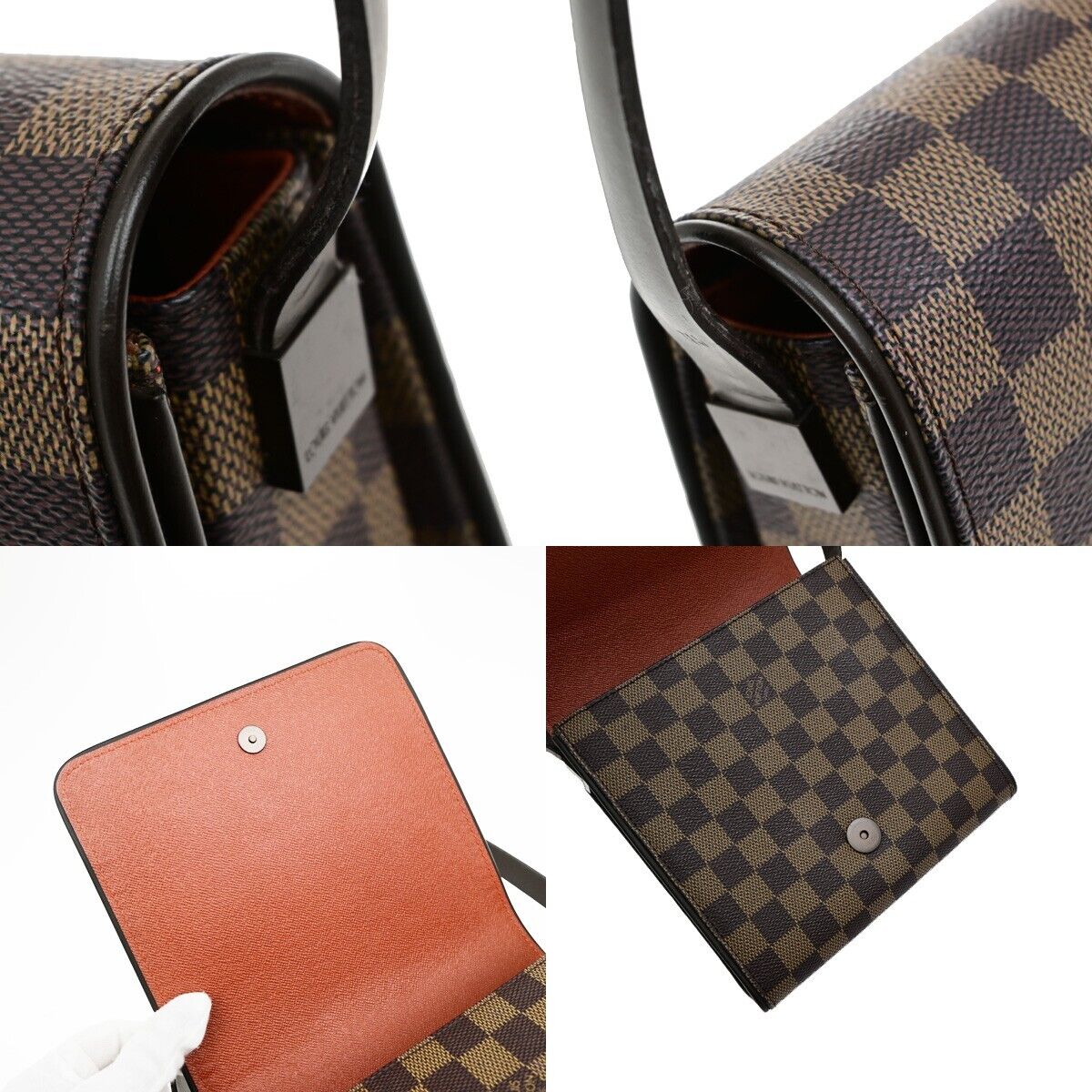 Louis Vuitton Tribeca Mini Damier Ebene One Shoulder Bag Brown N51162 73ED869