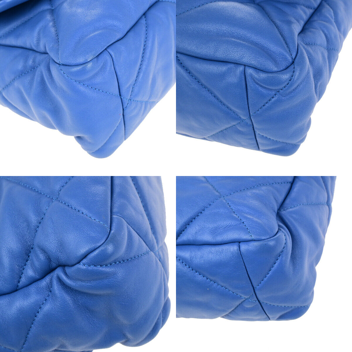 CHANEL 19 CC Logo Matelasse Chain 2Way Shoulder Hand Bag Leather BE GHW 741RK739