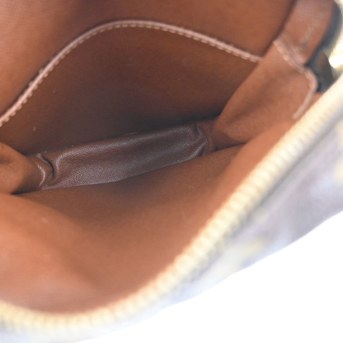 LOUIS VUITTON Danube Shoulder Bag Monogram Leather Brown France M45266 84YH883