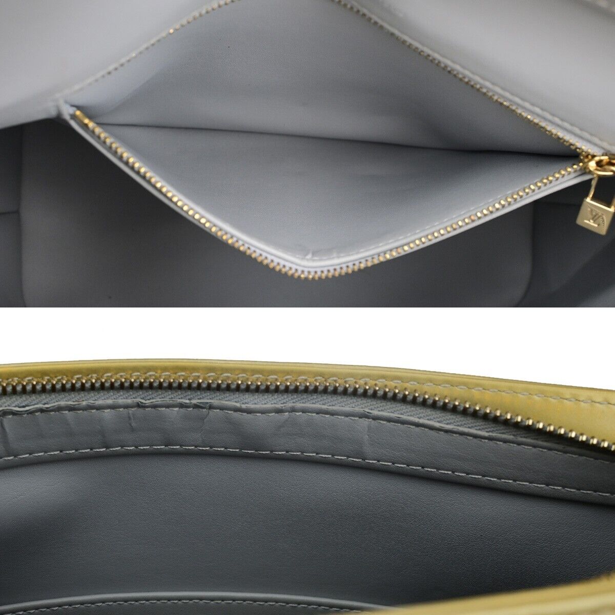 LOUIS VUITTON Houston Shoulder Bag Monogram Vernis Leather Yellow M91055 63HC025