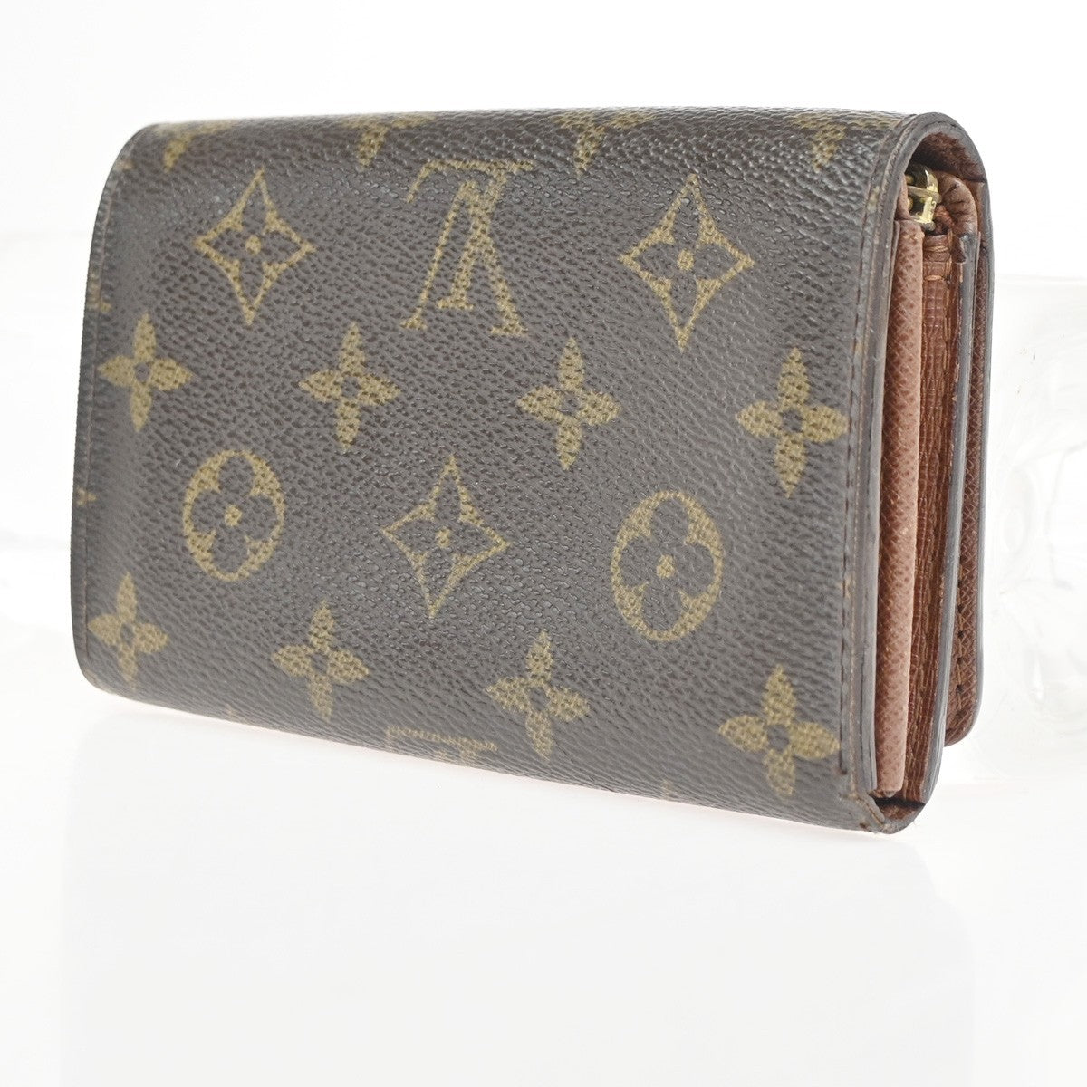 12.Live LOUIS VUITTON Portefeuille Tresor Bifold Wallet Monogram M61736 05KC305
