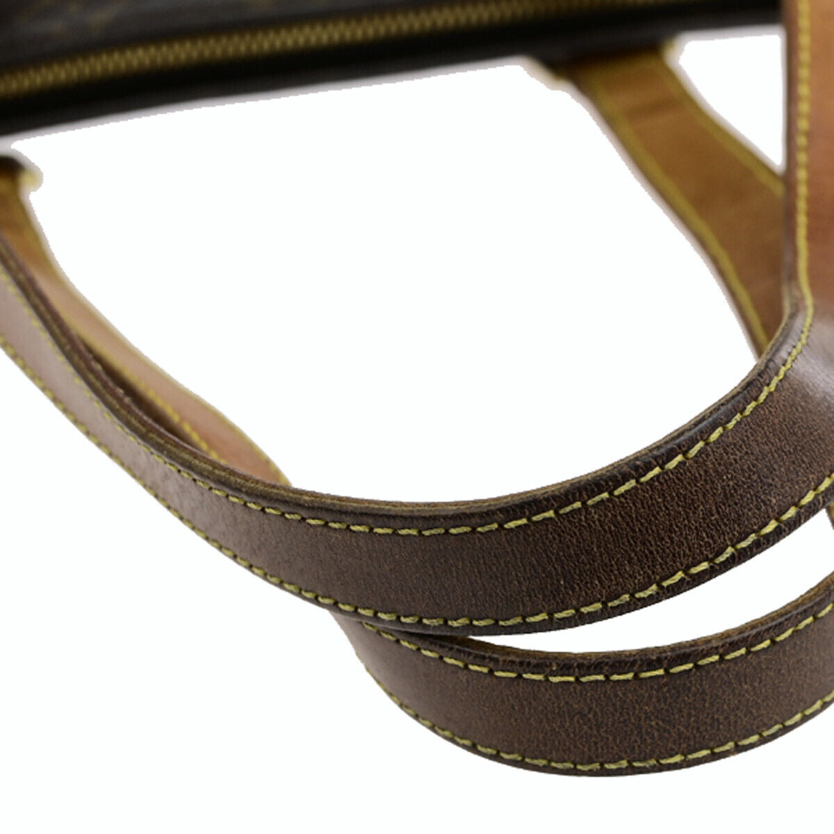 LOUIS VUITTON Cabas Piano Shoulder Bag Monogram Leather Brown M51148 39SH941