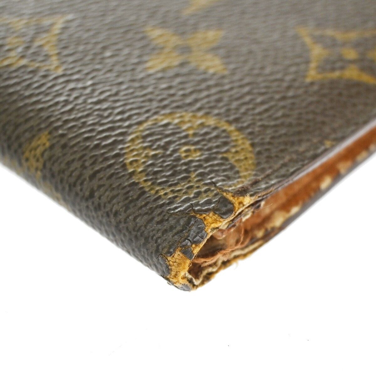 LOUIS VUITTON 3 Set Wallet 6Hooks Key Case Monogram Leather Brown 66YA836