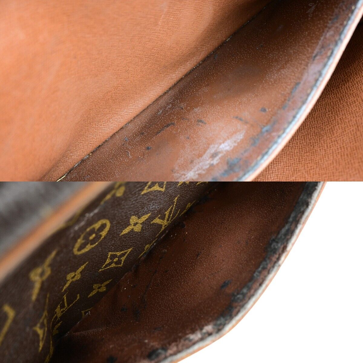 LOUIS VUITTON Compiegne 23 Clutch Hand Bag Monogram Leather Brown M51847 68EC900