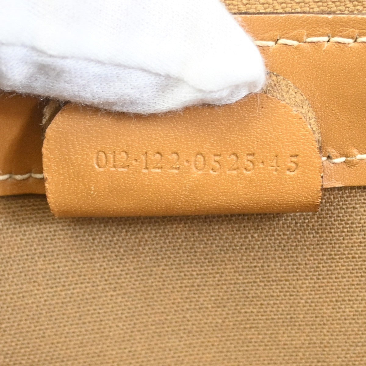 GUCCI Logo Sherry GG Pattern Travel Hand Bag PVC Leather Brown Italy 62KC300