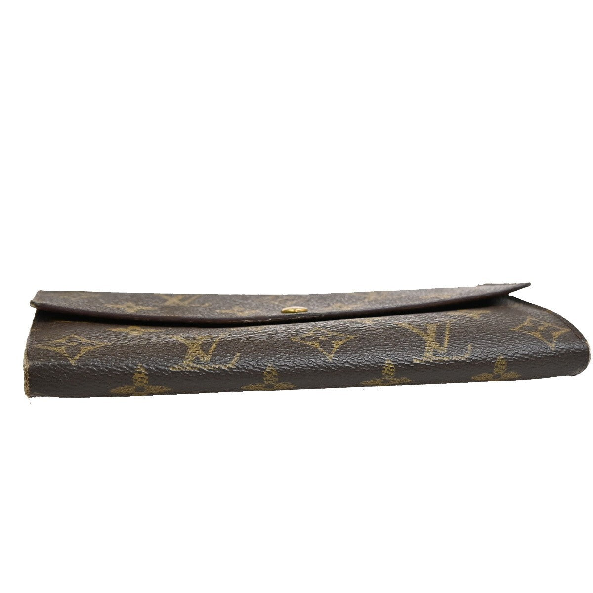 LOUIS VUITTON Porte Monnaie Credit Long Wallet Monogram Leather M61725 01FB564