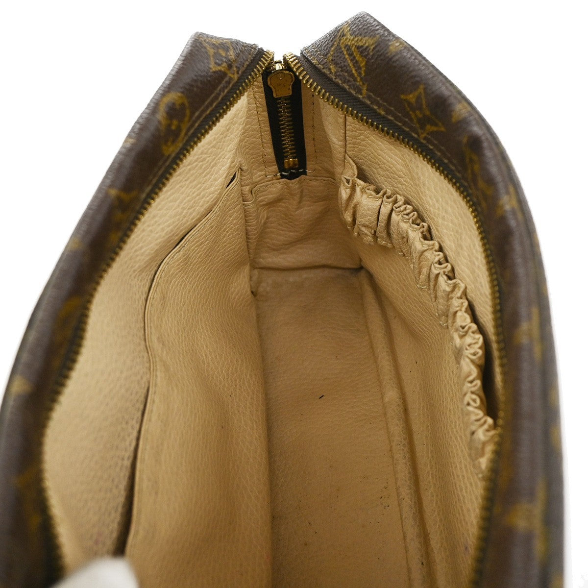 LOUIS VUITTON Trousse Toilette 28 Clutch Hand Bag Monogram Brown M47522 66MA051