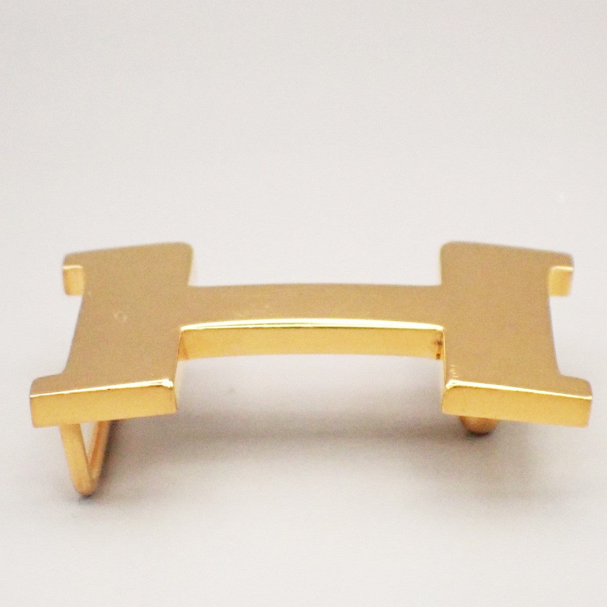 HERMES H Logo Constance Buckle Metal Gold Plated 30RL995