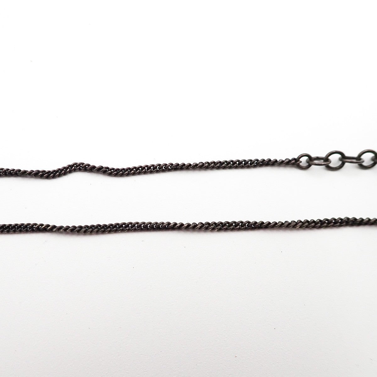 CHANEL CC Logo Mademoiselle Coin Pendant 03P Necklace Metal France 85RL891