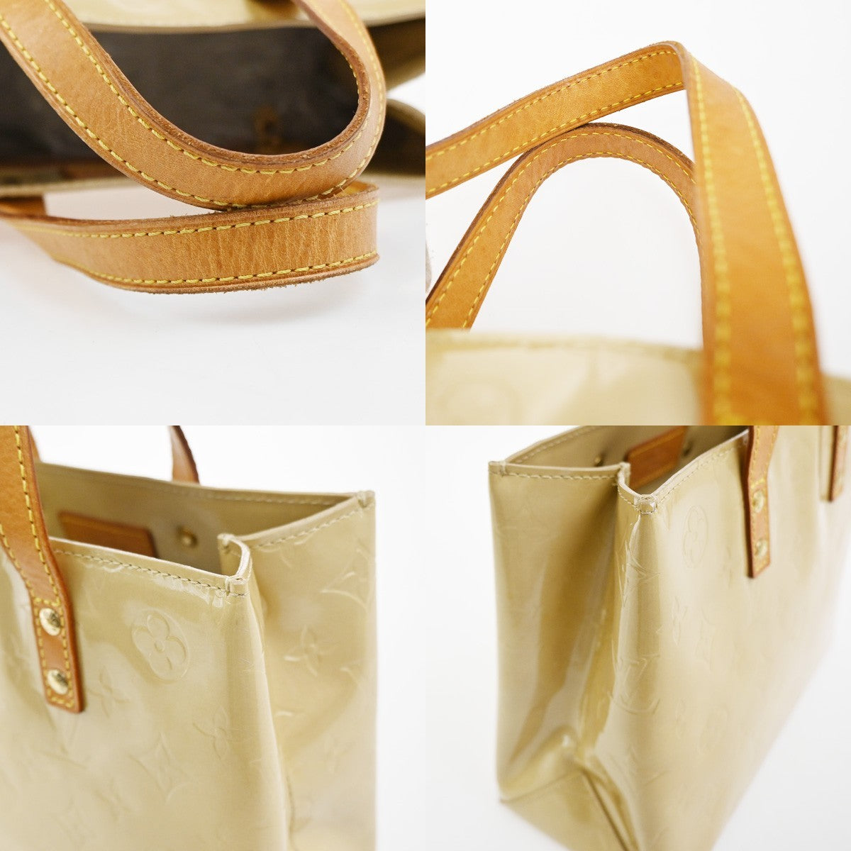 LOUIS VUITTON Read PM Hand Bag Monogram Vernis Patent Leather BE M91144 65YJ029