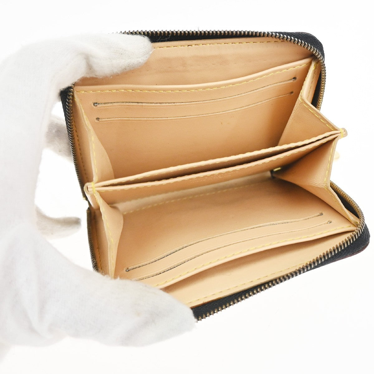 LOUIS VUITTON Zippy Coin Card Case Monogram Multi Leather BK M66549 32KC439