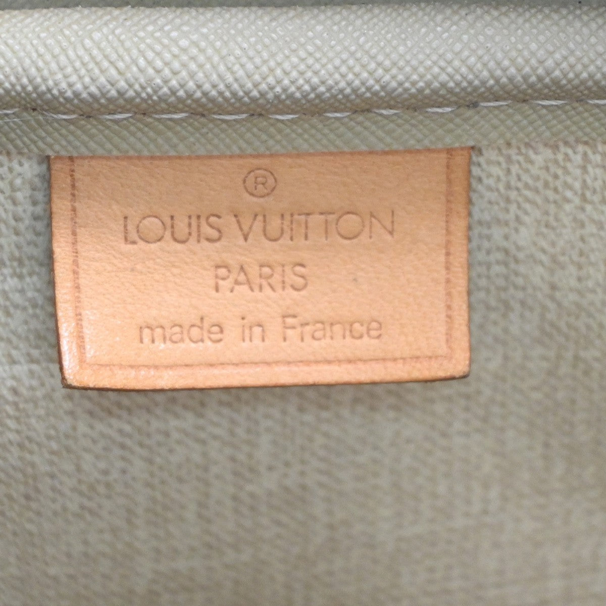 LOUIS VUITTON LV Logo Deauville Hand Bag Monogram Leather Brown M47270 70SA162