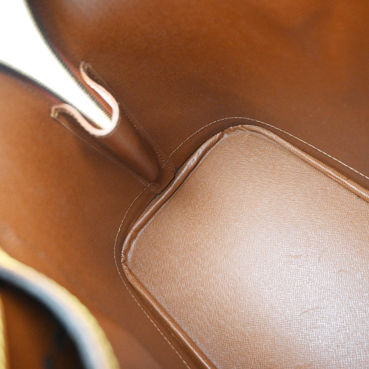 LOUIS VUITTON LV  Alma Hand Bag Nomade Leather Brown France M85394 70CB077