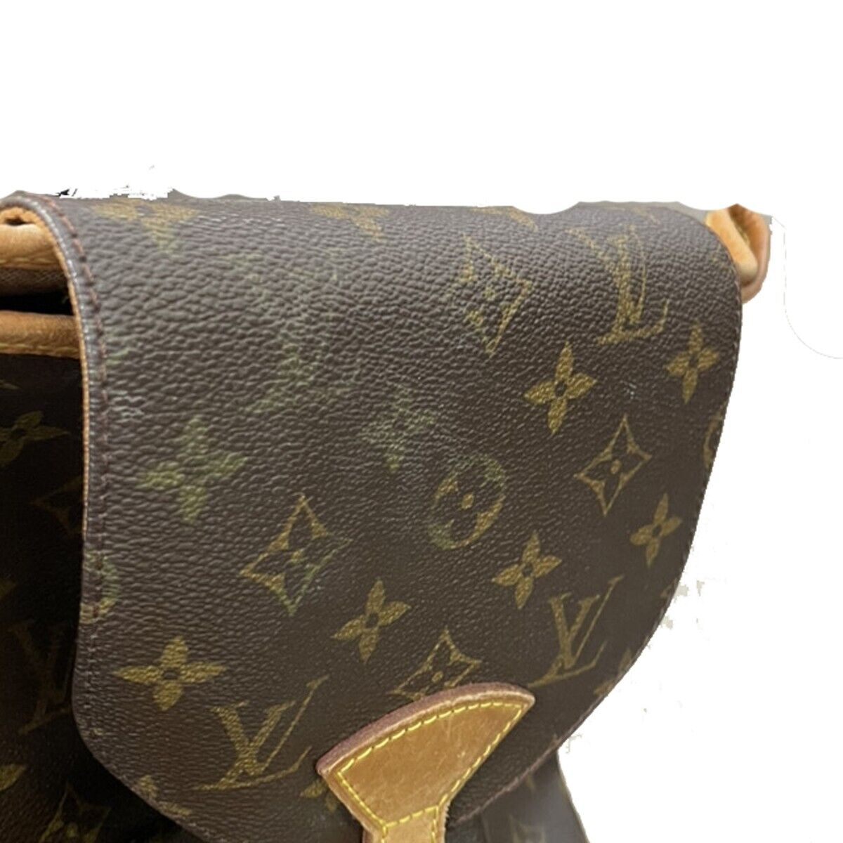 LOUIS VUITTON Montsouris MM Backpack Bag Monogram Leather Brown M51136 79FA413