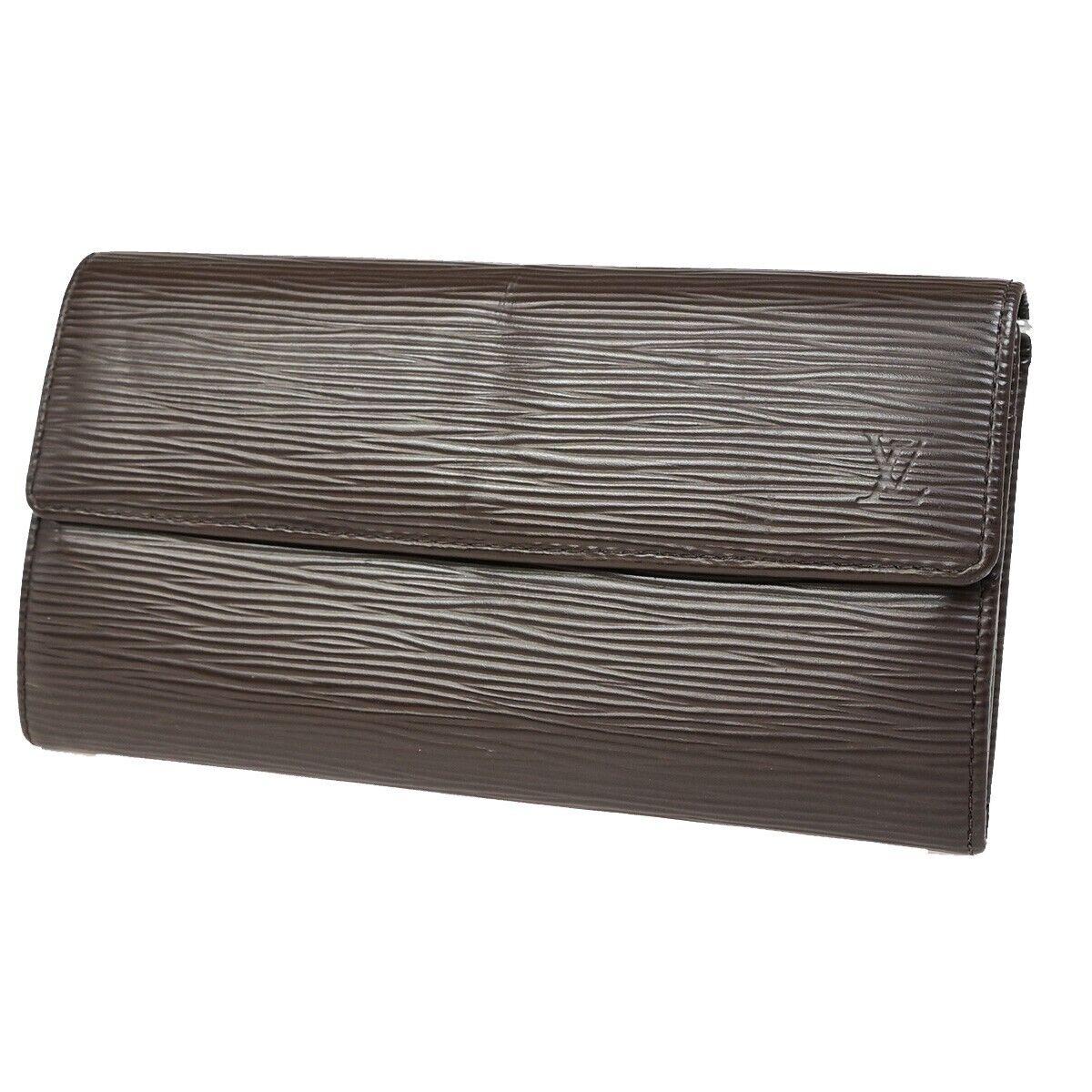 LOUIS VUITTON Porte Monnaie Credit Long Bifold Wallet Epi Leather M6357D 02HB978