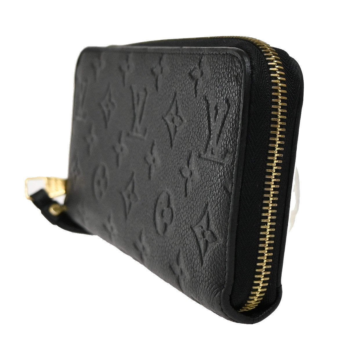 LOUIS VUITTON LV Zippy Long Wallet Monogram Empreinte Balck M93435 76KB293