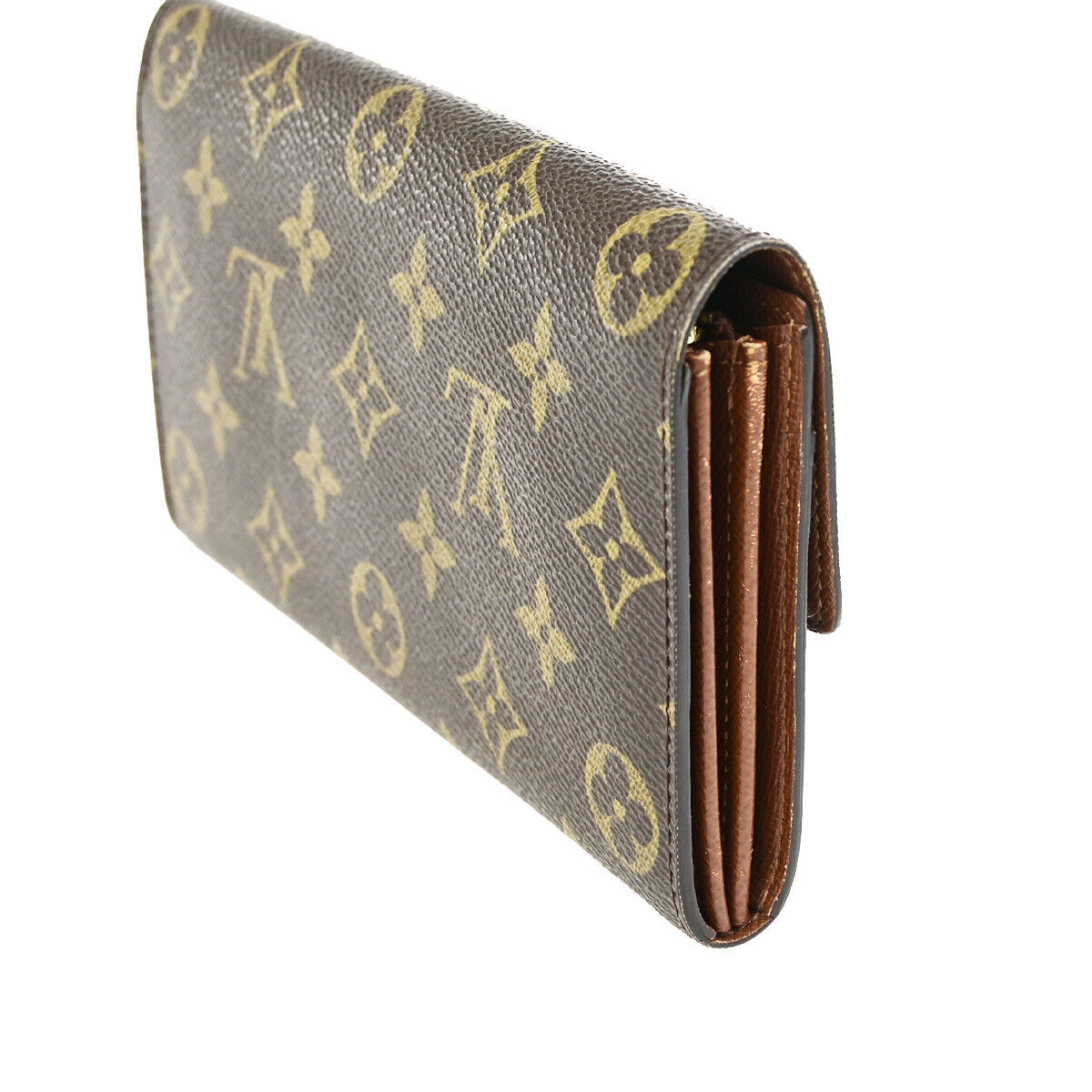 LOUIS VUITTON Porte Monnaie Credit Long Wallet Monogram Leather M61725 69YG495
