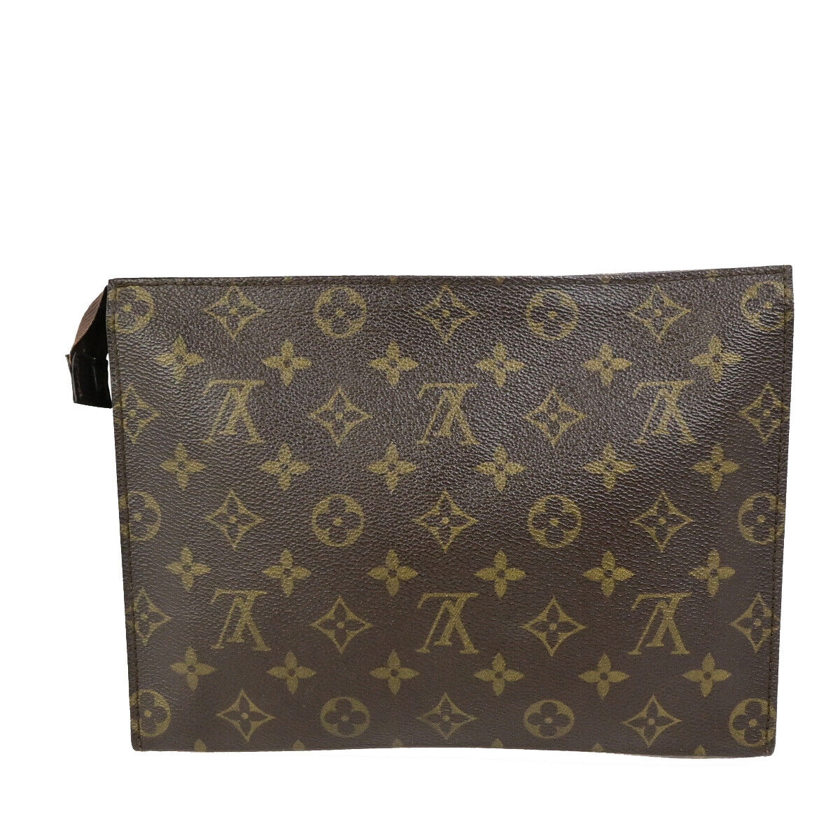 LOUIS VUITTON Poche Toilette 26 Clutch Hand Bag Monogram Leather M47542 05SJ536