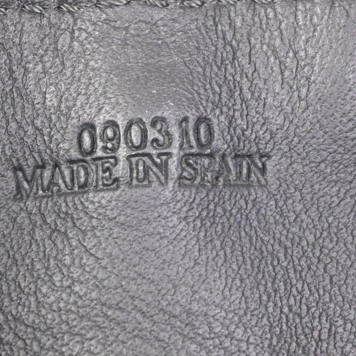 LOEWE Anagram Amazona Boston Hand Bag Suede Leather Dark Gray Spain 83KC758