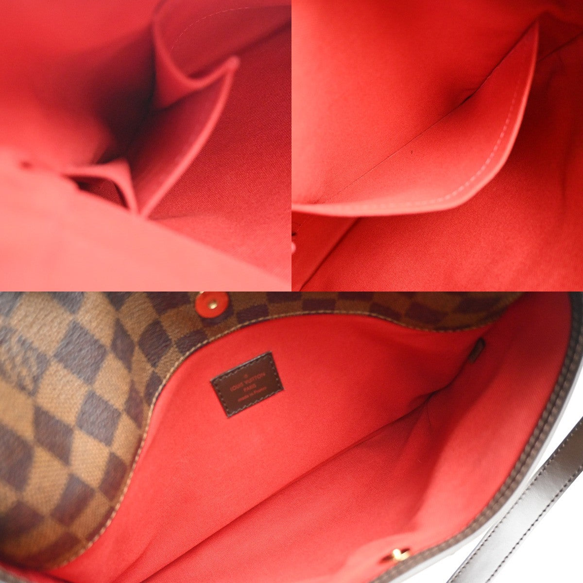 LOUIS VUITTON Bloomsbury PM Shoulder Bag Damier Leather Brown N42251 12CA977