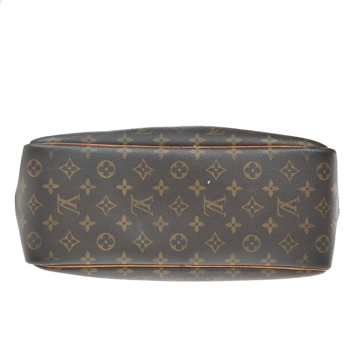 LOUIS VUITTON LV Logo Deauville Hand Bag Monogram Leather Brown M47270 36KP401