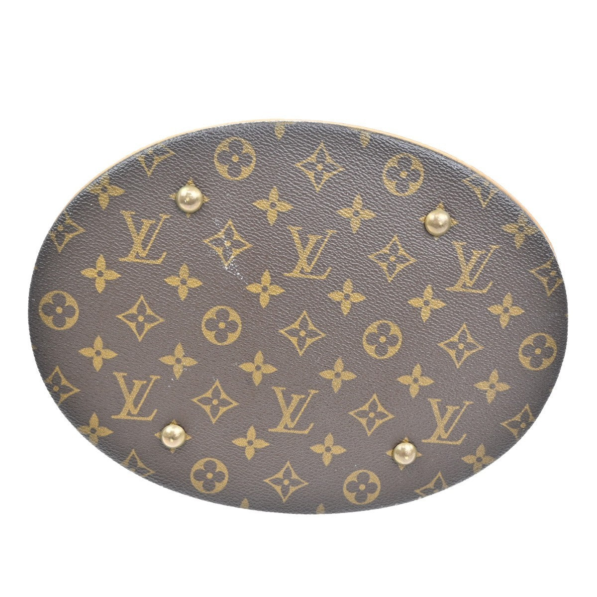 LOUIS VUITTON BUCKET GM Shoulder Tote Bag Monogram Leather Brown M42236 36TA304