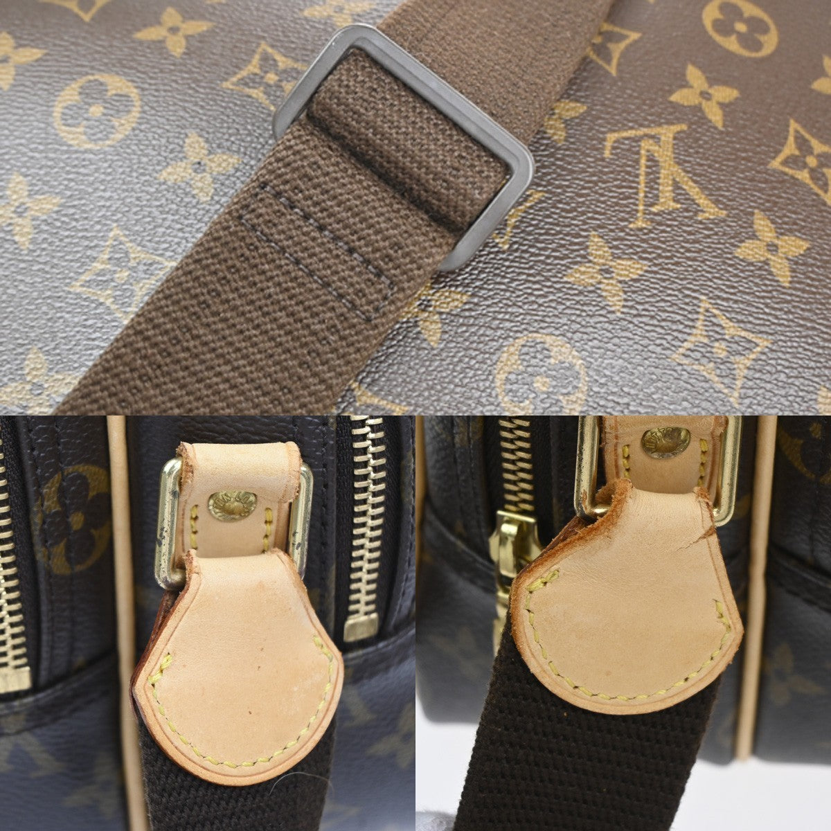 LOUIS VUITTON Reporter PM Crossbody Shoulder Bag Monogram Leather M45254 14YH988