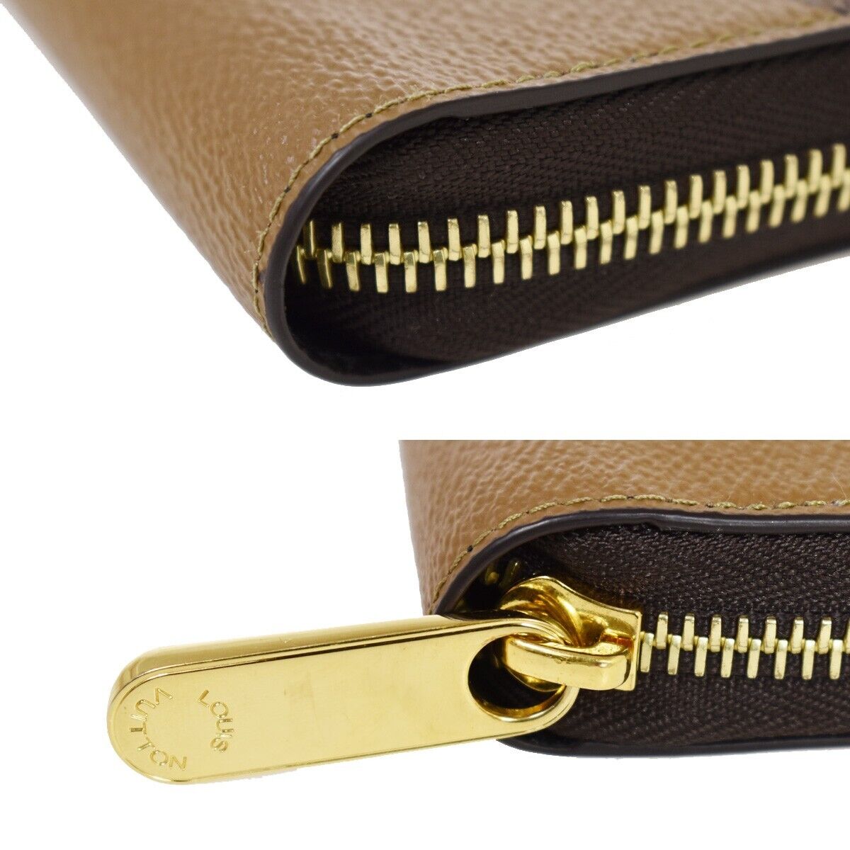 LOUIS VUITTON Zippy Wallet Purse Monogram Giant Reverse Brown M69353 58RC954