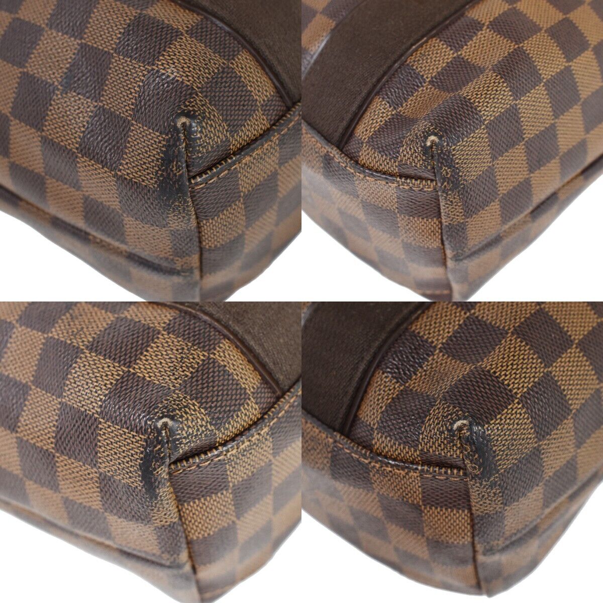 LOUIS VUITTON Cabas Beaubourg Shoulder Bag Damier Ebene Leather N52006 11YD396