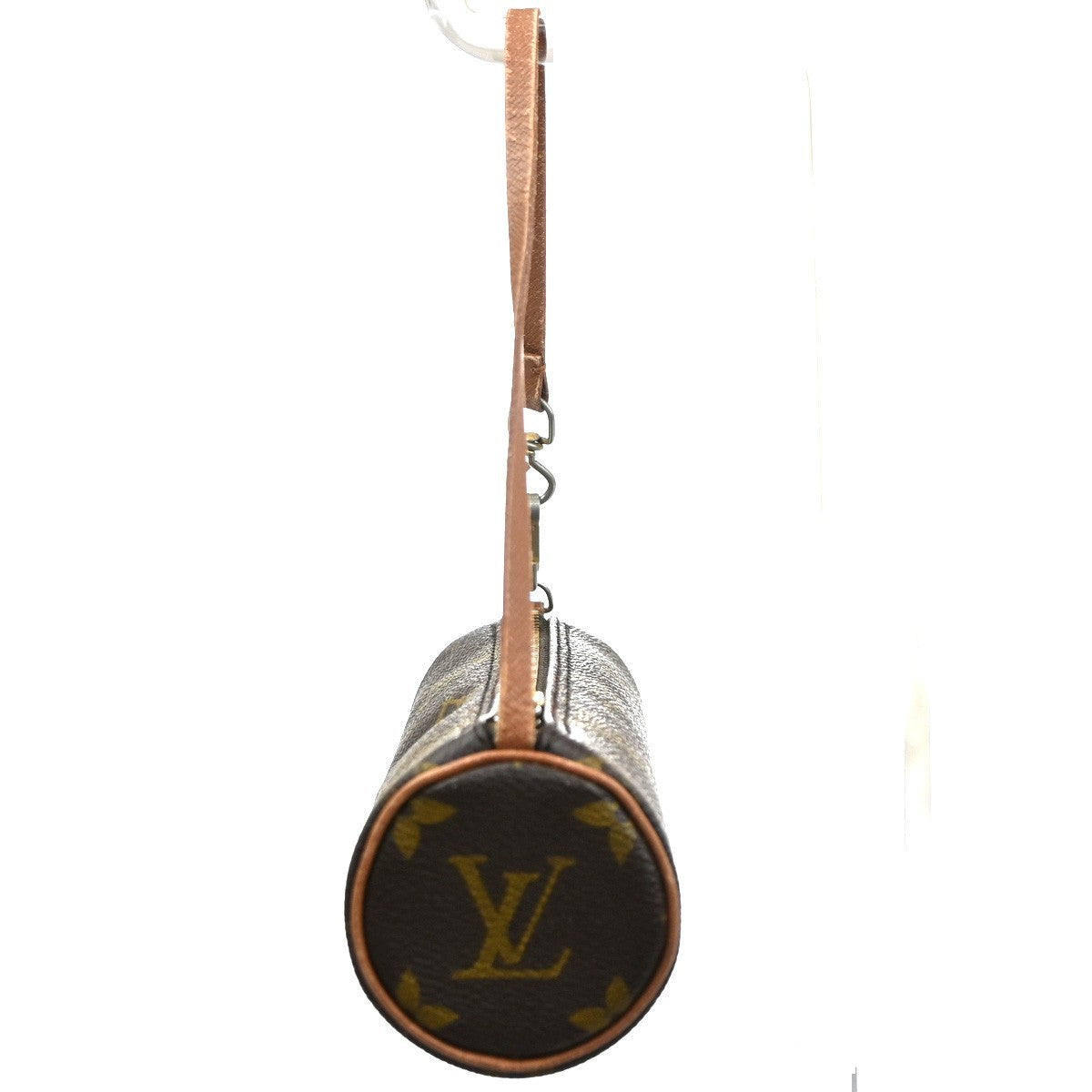LOUIS VUITTON Mini Papillon Pouch Hand Bag Monogram Brown France 62PA029