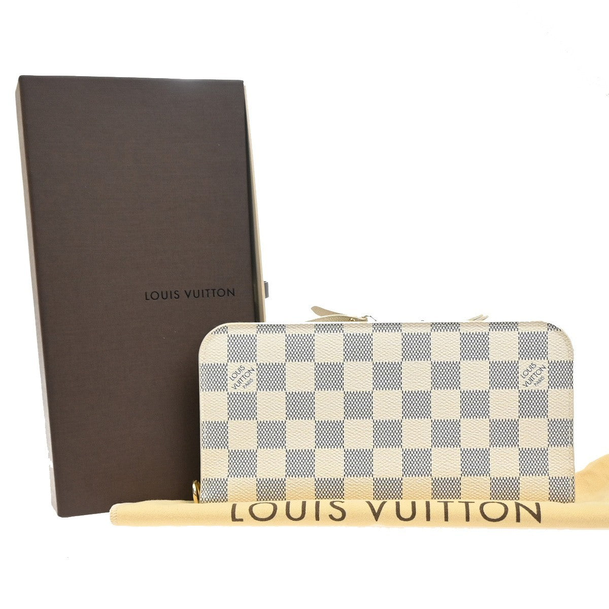 LOUIS VUITTON Portefeuille Insolite Wallet Damier Azur Leather WE N63072 77MA576