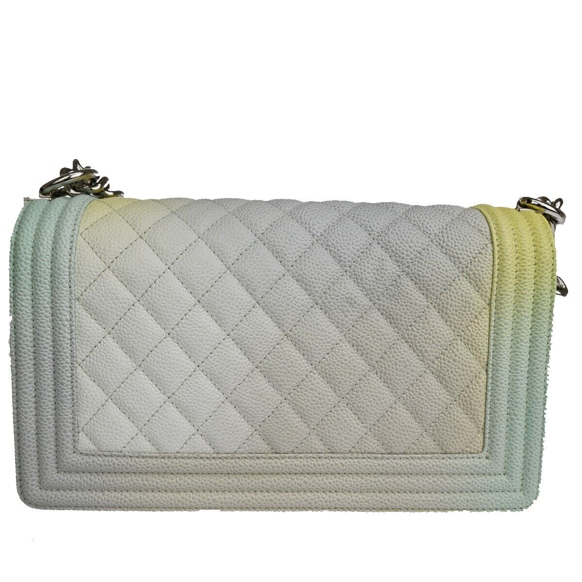 CHANEL Boy CC Logo Unicorn Multi Chain Shoulder Bag Caviar Skin Leather 937RJ414