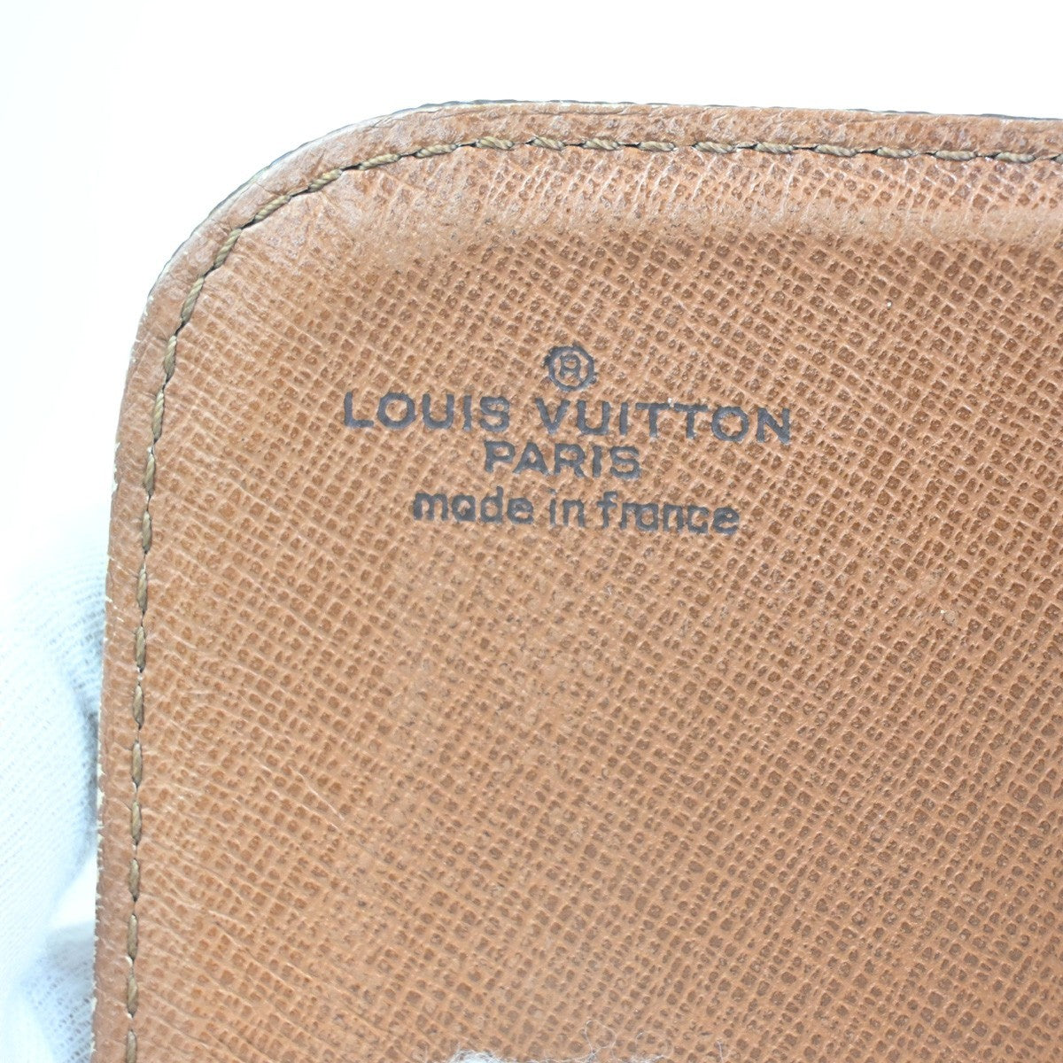 LOUIS VUITTON Cartouchiere MM Shoulder Bag Monogram Leather Brown M51253 83KC884