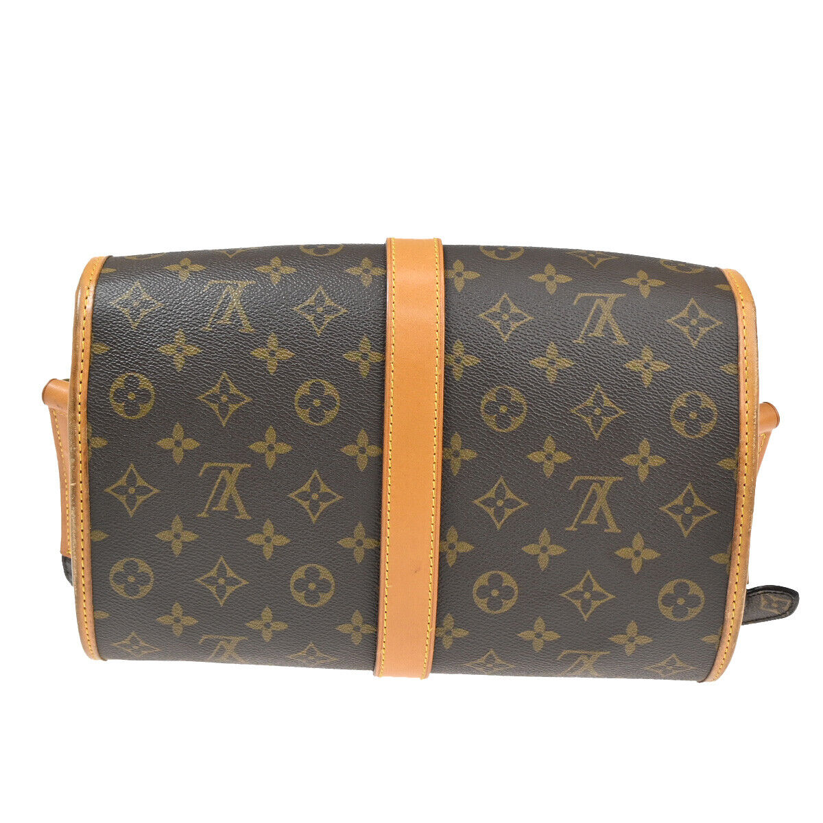 LOUIS VUITTON Logo Marne Shoulder Bag Monogram Leather Brown M51369 97RJ767