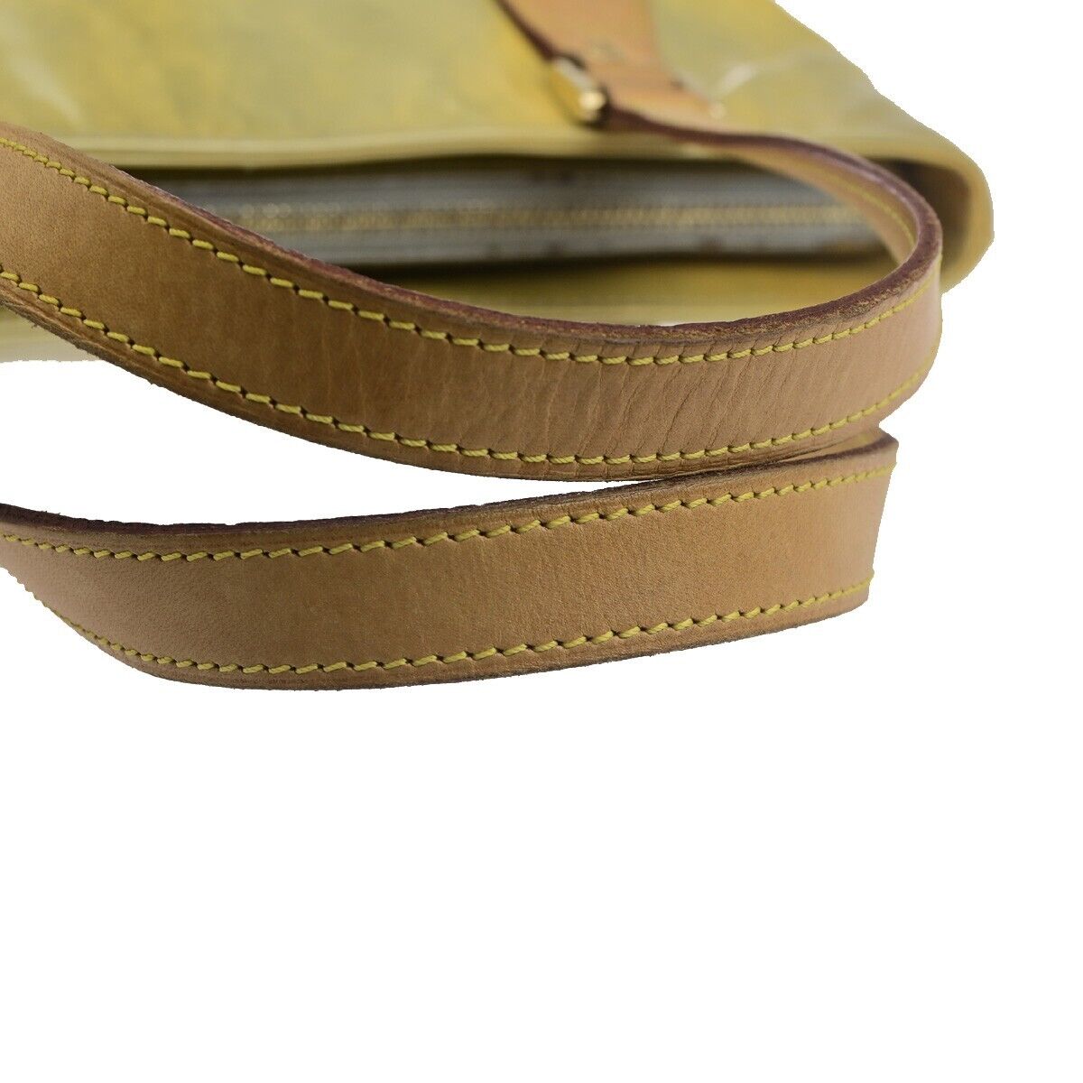 LOUIS VUITTON Houston Shoulder Bag Monogram Vernis Leather Yellow M91055 63HC025