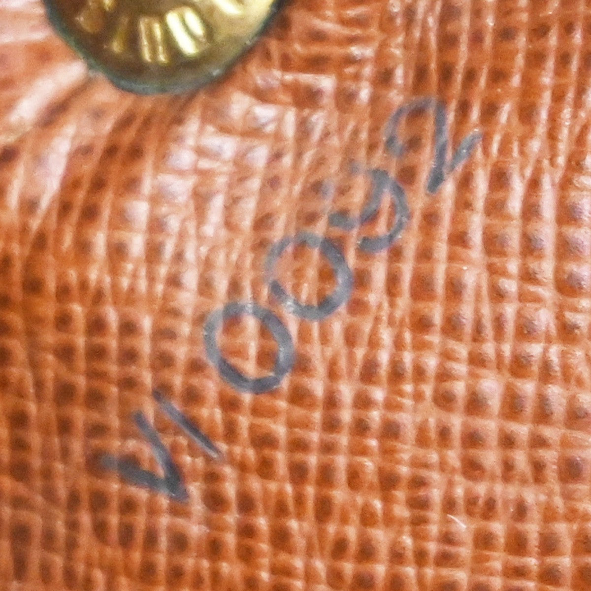 LOUIS VUITTON Logo Drouot Shoulder Bag Monogram Leather Brown M51290 19KB485