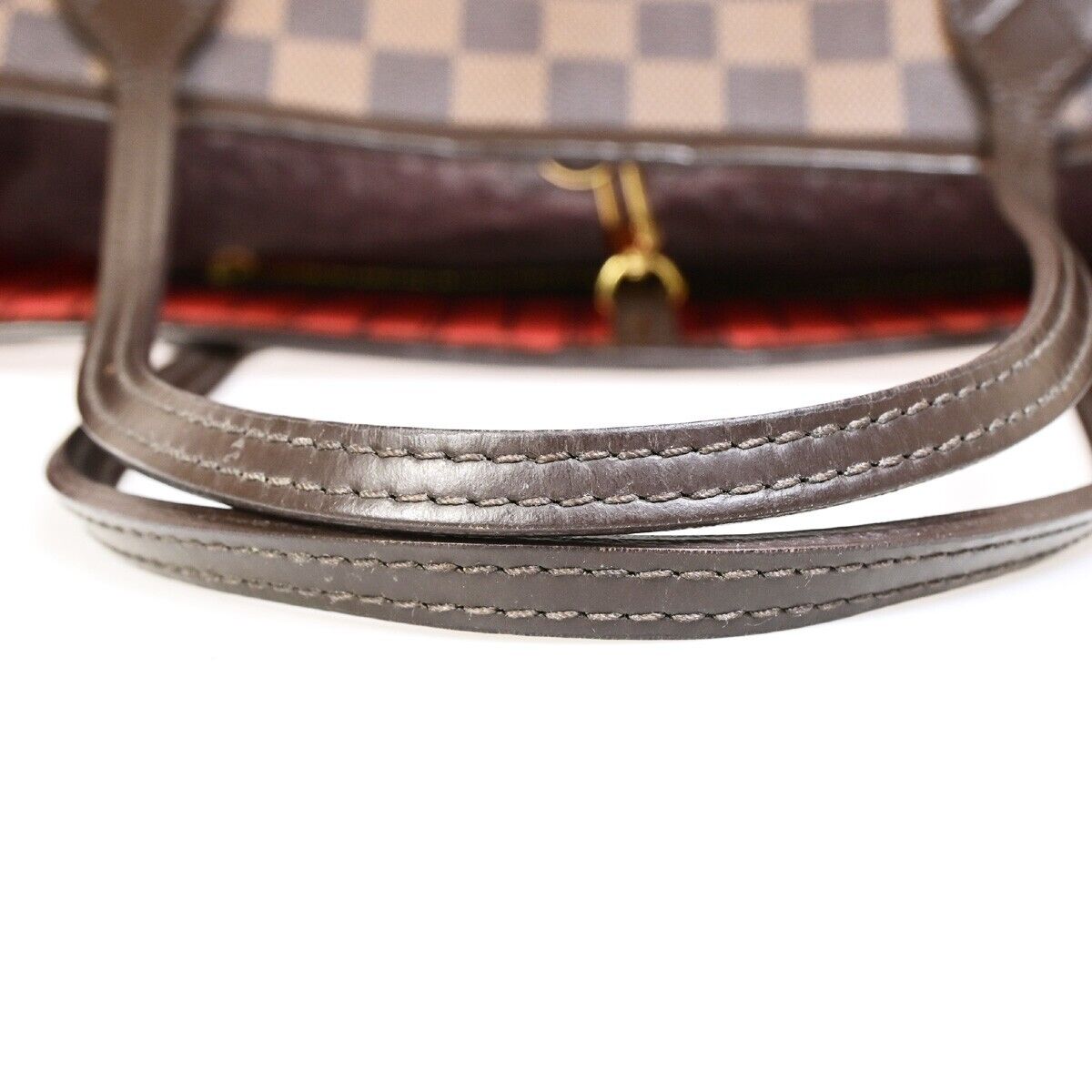 LOUIS VUITTON Neverfull MM Shoulder Bag Damier Ebene Leather BN N51105 29SJ002