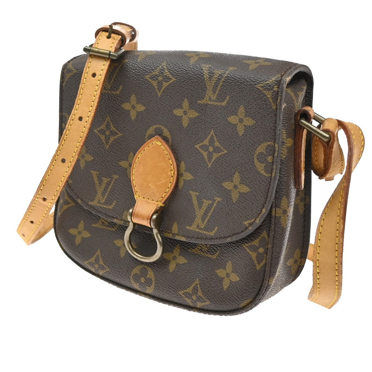 LOUIS VUITTON Mini Saint Cloud Shoulder Bag Monogram Leather BN M51244 35KP461