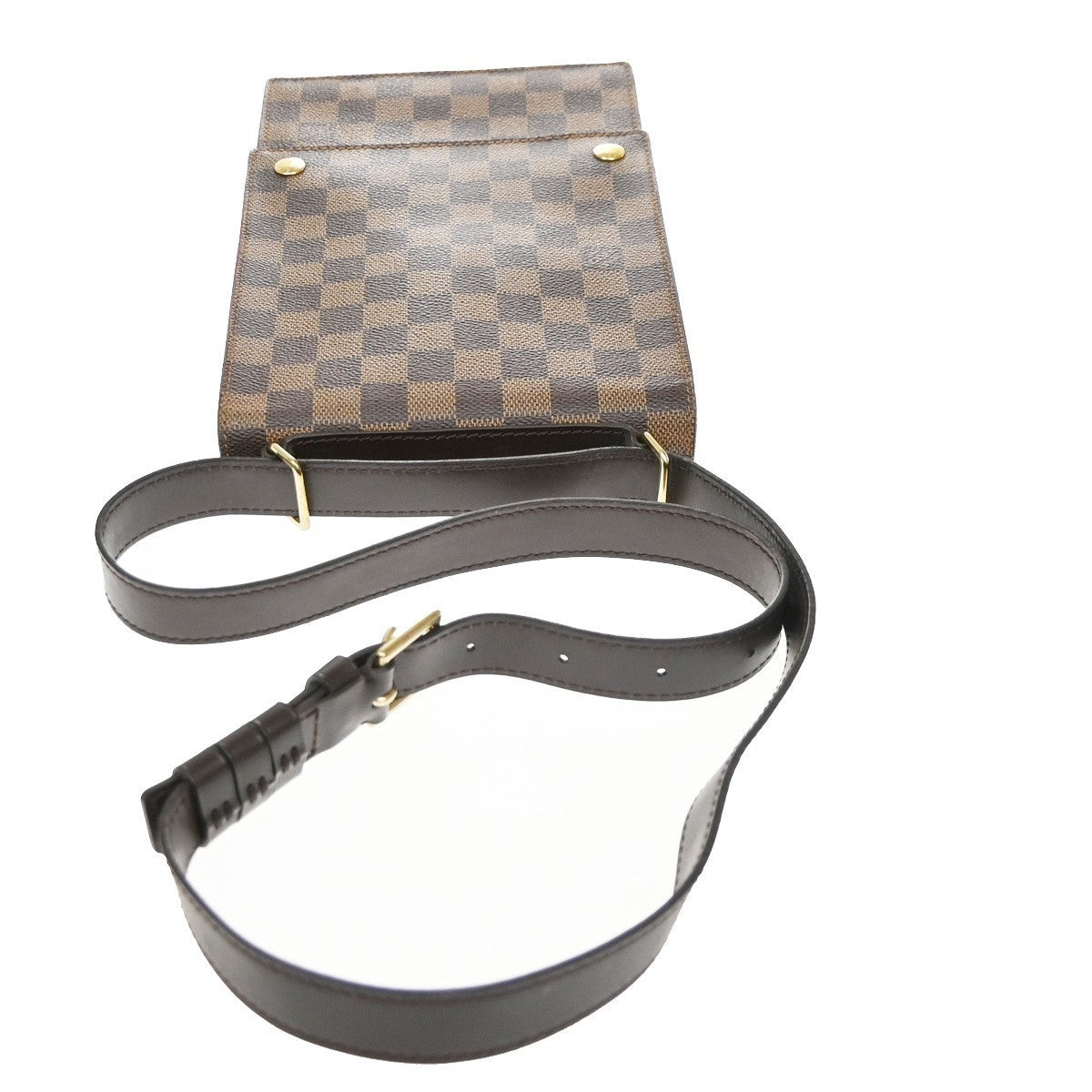 LOUIS VUITTON Portobello Shoulder Bag Damier Leather Brown N45271 72CB058