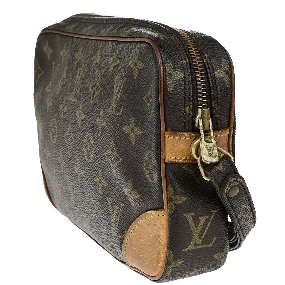 LOUIS VUITTON Marly Dragonne GM Clutch Hand Bag Monogram Brown M51825 61YG503