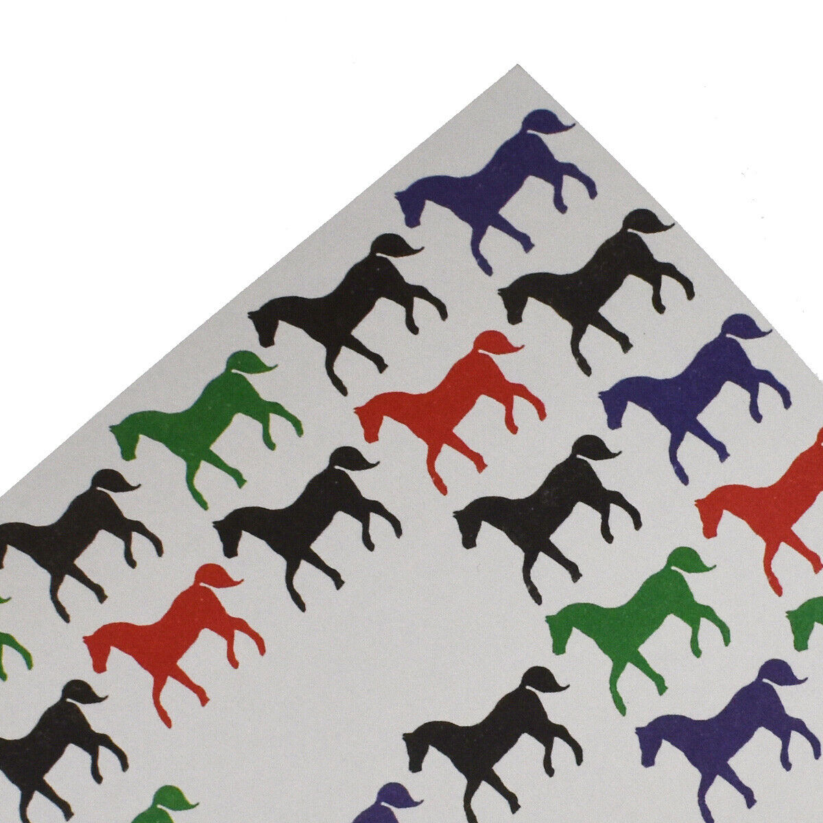 Auth HERMES LES GRANDES FEUILLES D'HERMES Horse Wallpaper Wrapping 06MC457 ⑥