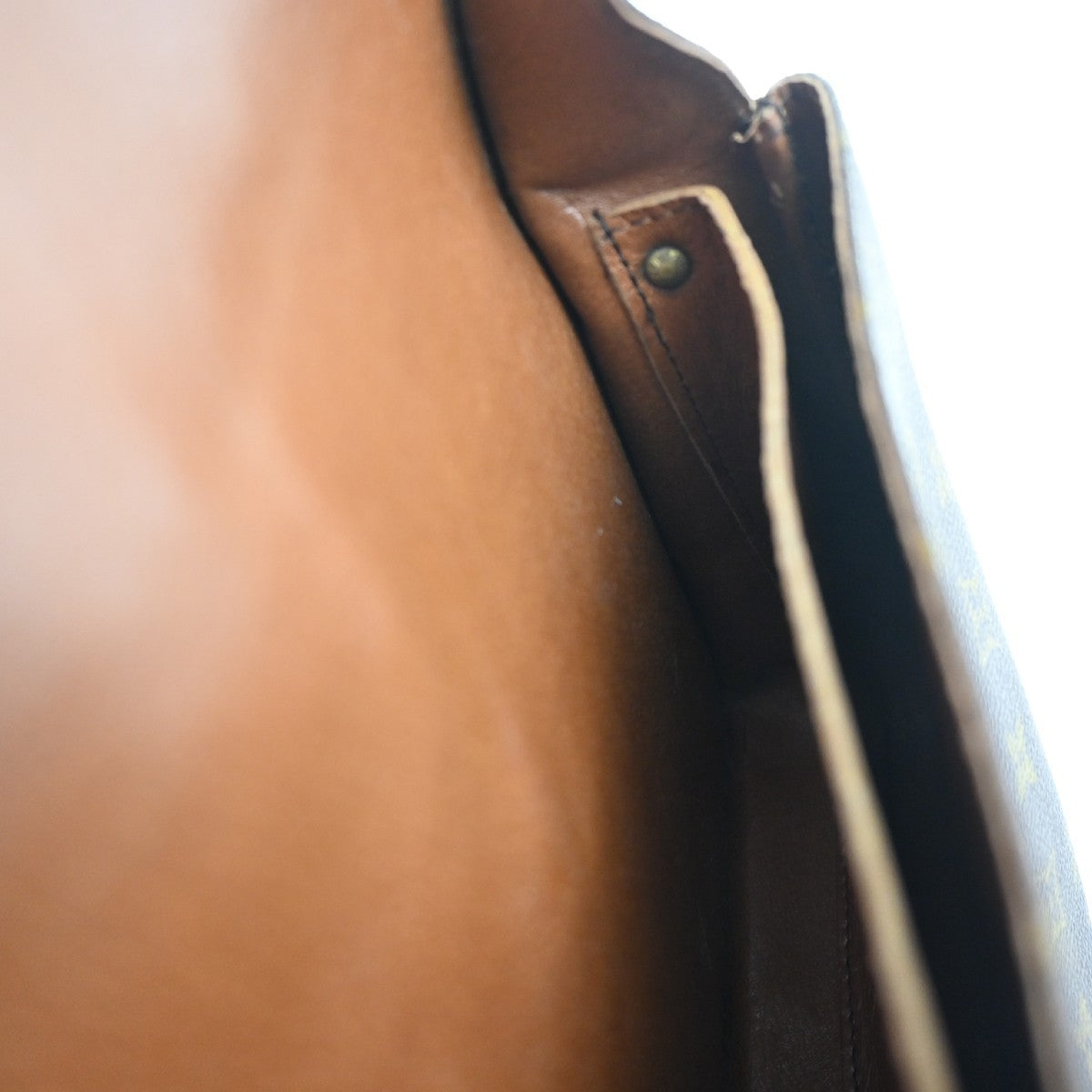 LOUIS VUITTON Cartouchiere GM Shoulder Bag Monogram Leather Brown M51252 39KC446