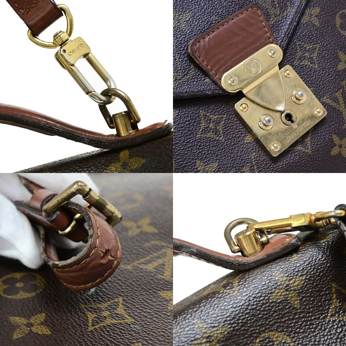 LOUIS VUITTON Porte Documents Bandouliere 2Way Hand Bag Monogram M53338 64EC567