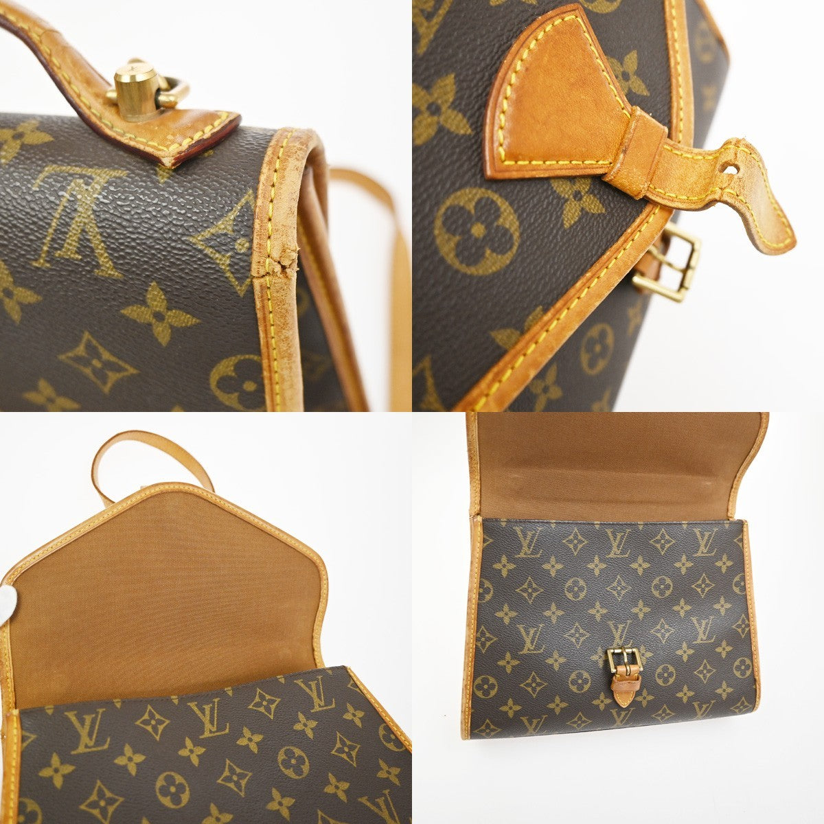 LOUIS VUITTON Bel Air 2Way Shoulder Hand Bag Monogram Leather BN M51122 10YH919