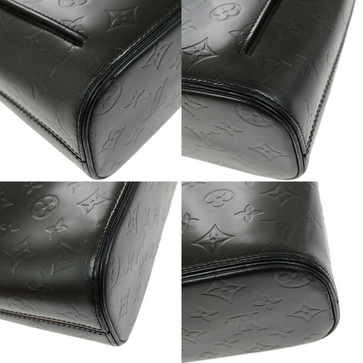 LOUIS VUITTON Willwood Shoulder Bag Monogram mat Leather Gray M55105 88YH093