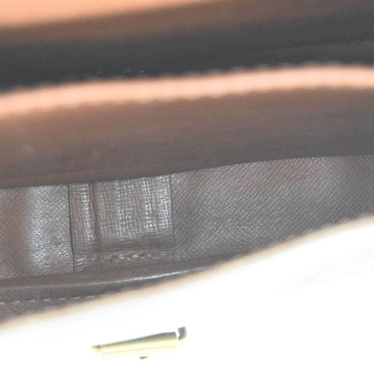 LOUIS VUITTON Cartouchiere MM Shoulder Bag Monogram Leather Brown M51253 39KC500