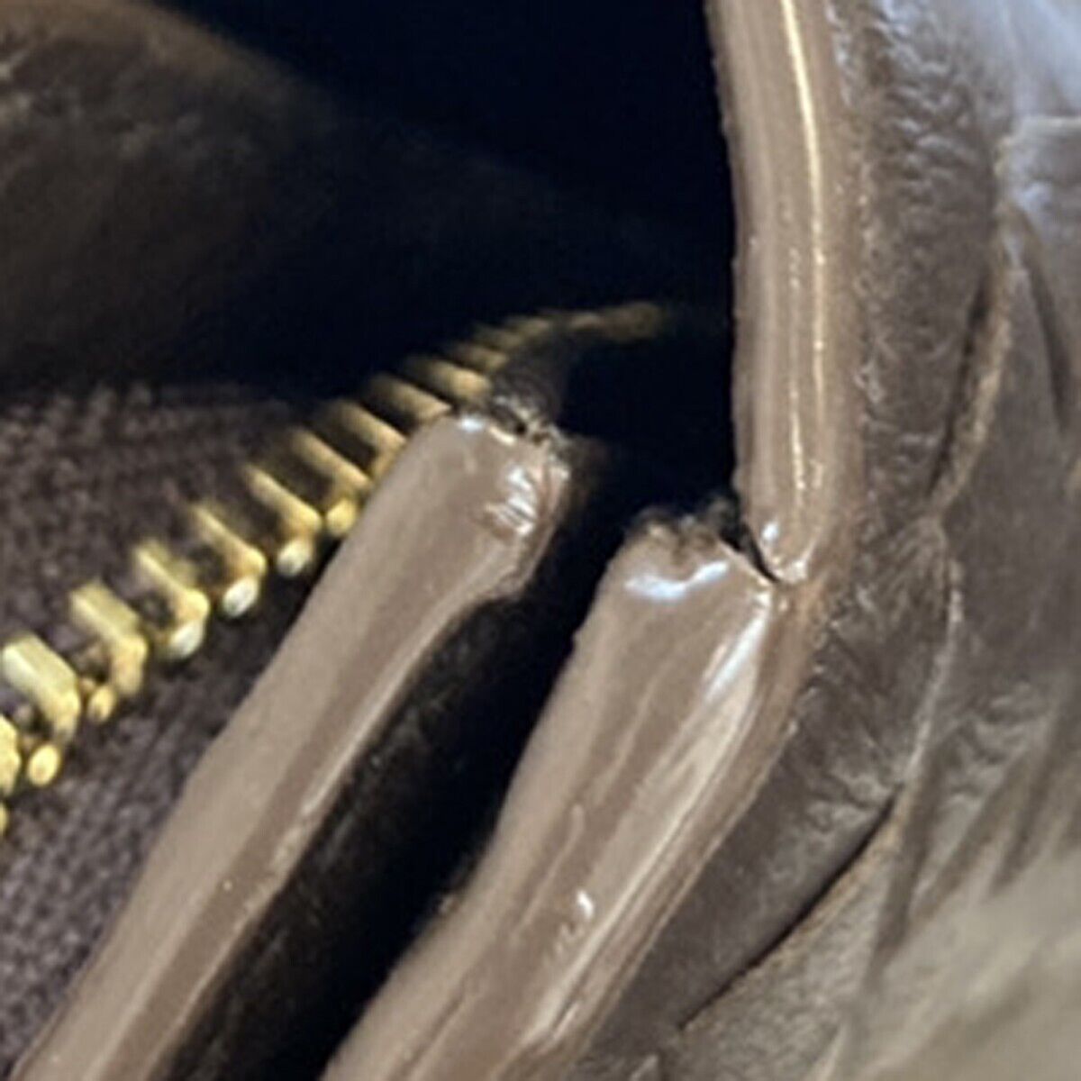 BOTTEGA VENETA Logo Intrecciato Long Bifold Wallet Leather Brown Italy 36EA551