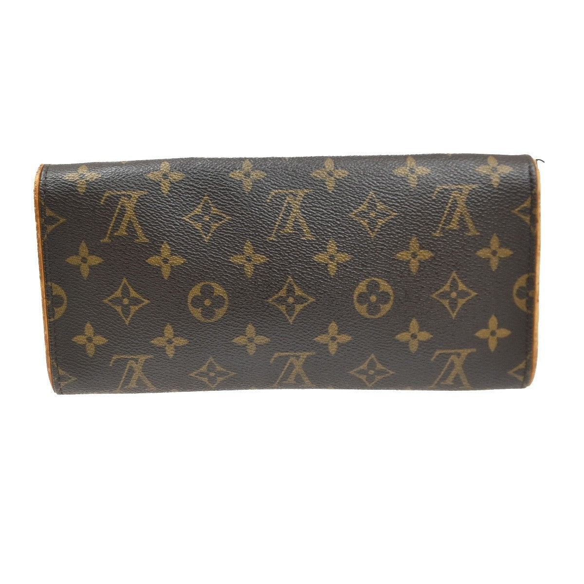 LOUIS VUITTON Pochette Twin GM  Clutch Bag Monogram Brown M51852 01SA038