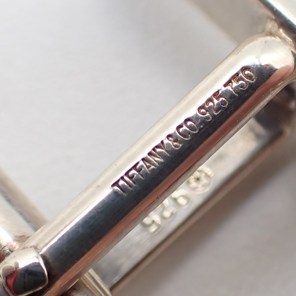 Tiffany & Co. Logo Cufflinks Silver 925 02EG352