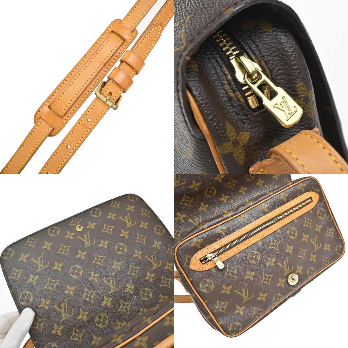 LOUIS VUITTONI Saint Germain 28 Shoulder Bag Monogram Leather BN M51207 76KB387